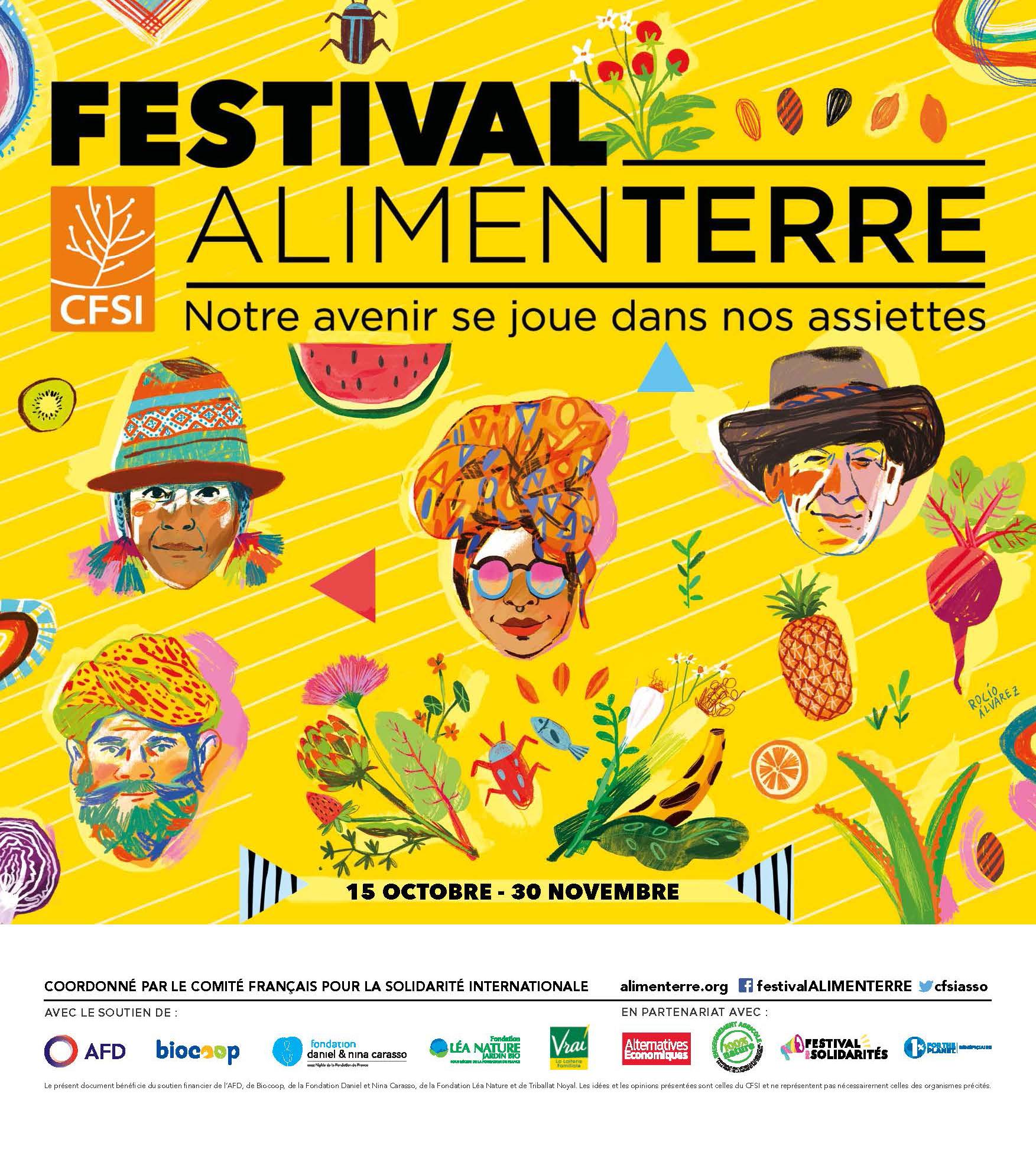 Biocoop soutient le Festival ALIMENTERRE, du 15 octobre au 30 novembre 2019 Biocoop soutient le Festival ALIMENTERRE, du 15 octobre au 30 novembre 2019