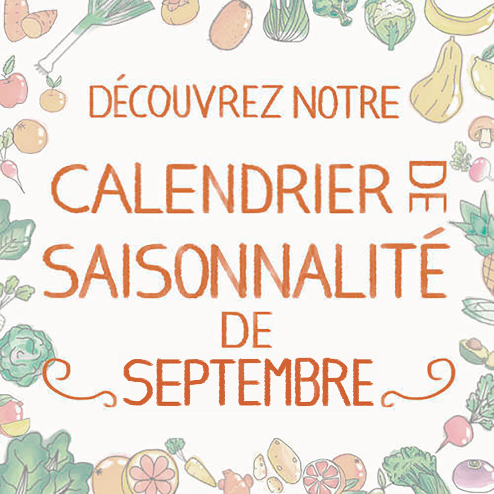 Fruits & légumes : le calendrier de saisonnalité de Septembre, selon Biocoop Fruits & légumes : le calendrier de saisonnalité de Septembre, selon Biocoop