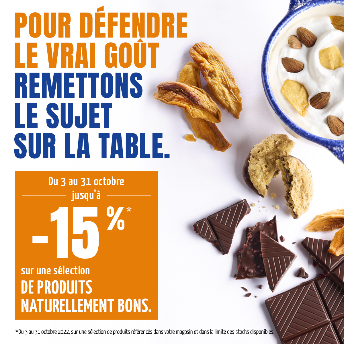 En Octobre, pour défendre le vrai goût, remettons le sujet sur la table En Octobre, pour défendre le vrai goût, remettons le sujet sur la table