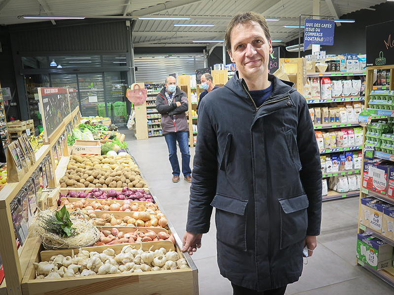 Visite du Président de Biocoop dans notre magasin de Luxeuil-les-Bains