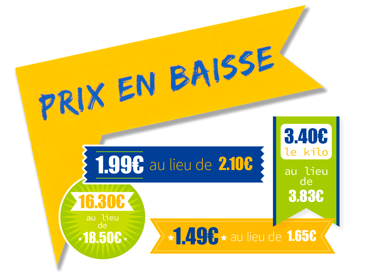 Prix en BAISSE ! Prix en BAISSE !
