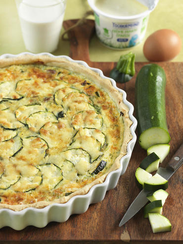 Prix Engagés : Tarte courgette et lardons (1,77€/personne) Prix Engagés : Tarte courgette et lardons (1,77€/personne)
